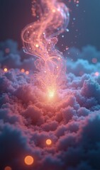 Wall Mural - Abstract Energy Patterns