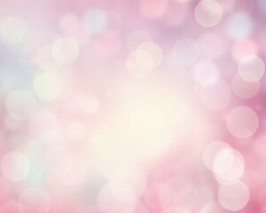 Wall Mural - pink abstract background with bokeh