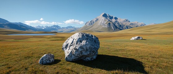 Wall Mural - Majestic Mountain Range