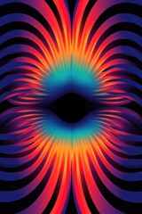 Wall Mural - a mirror abstract pattern art.