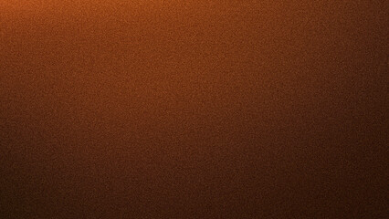 Wall Mural - dark brown grainy gradient background, rich brown color with glowing orange undertones for web banne
