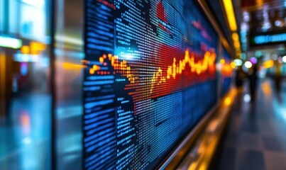 Close-up of digital data displayed on a sleek screen, symbolizing the modern intersection of technology and information.