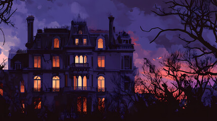 haunting victorian mansion