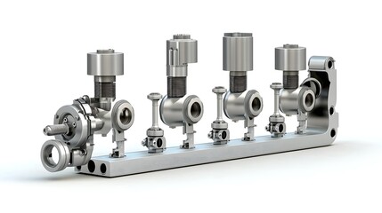 Poster - A detailed cross section showcasing the intricate mechanics and movement of a vehicle s crankshaft and piston assembly