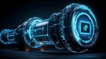 Aufkleber - Futuristic Smart IoT Enabled Pipe Monitoring System for Efficient Water Conservation and Leak Detection  This advanced digital infrastructure solution leverages cutting edge sensors data analytics