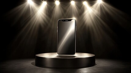 Poster - Smartphone Spotlight Stage Presentation