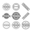 © Astrid - Premium Stamp Graphic design vector element simple and modern, isolated on white background