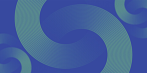 Wall Mural - minimal abstract bright blue and green gradient background illustration with simple geometric patter