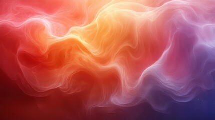 Poster - Abstract colorful smoke swirls background.