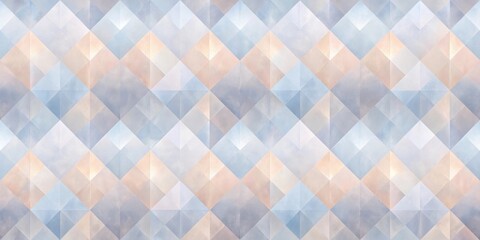 Wall Mural - Subtle Geometric Pattern in Soft Hues A Seamless Design for Versatile Applications