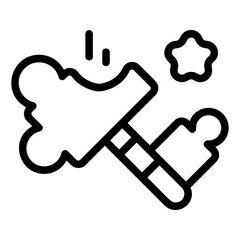 Wall Mural - Key Puzzle Line Icon