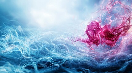 Poster - Futuristic algorithms and emotional connectivity an abstract art journey in the digital realm