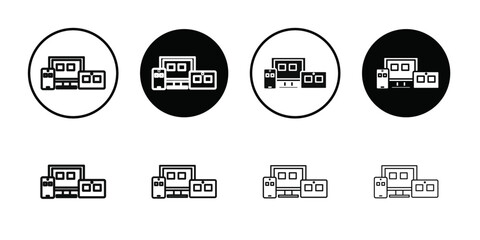Responsive Design icon Vector flat thin line illustration