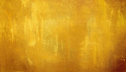 Poster - golden textured abstract background with rough brushstrokes on canvas, shimmering metallic surface for luxury design and branding

