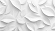 © idharmaian - White leaf pattern, textured wall, 3D render, background, design