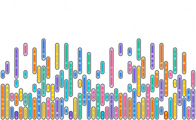 Wall Mural - colorful dot pixel modern background
