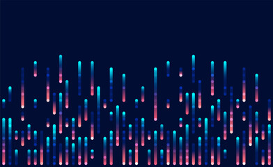 Wall Mural - digital technology background. digital data dots blue pattern background