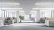 © Ruslan - Empty office space with a soft, blurred background. Ideal for design projects featuring open workspaces and abstract lighting effects.