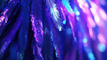 Wall Mural - vibrant purple and blue light effects with abstract texture background