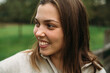 © Cavan Images - A young woman close-up portrait