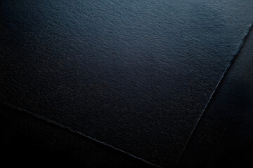 Wall Mural - abstract dark surface black paper or card texture background
