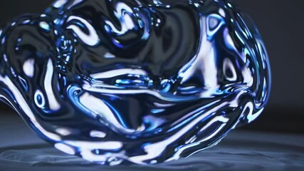 Aufkleber - Ethereal Liquid Sculpture