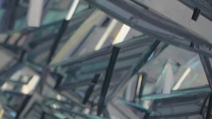 Poster - Crystalline Glass Refraction Symphony