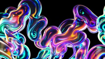 Aufkleber - Crystalline Kaleidoscope of Colors Formation