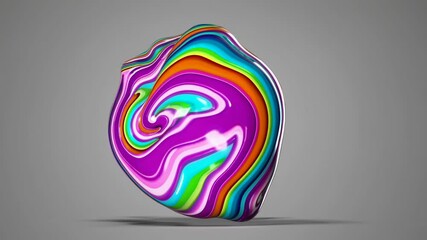 Aufkleber - Colorful Blob Evolution