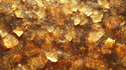 Wall Mural - Golden glittering bokeh background featuring shimmering sparkles and defocused circles ideal for festive designs and elegant presentations
