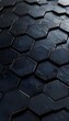 © Berkah - Dark textured hexagonal pattern tiles create a geometric background