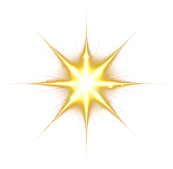 Wall Mural - png a vector glowing gold light effect lighting design fireworks.
