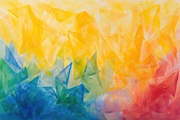 Wall Mural - abstract colorful background with soft shapes and textured layers