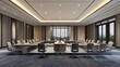 © yogiandrias - Modern Conference Room Design With City View