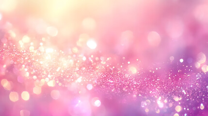 Wall Mural - abstract pink pastel holographic gradient background with a soft noise effect