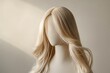 © Marina - Blonde wig on mannequin head