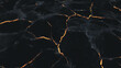 © annetdebar - Cracked black slate texture with prominent deep fissures for background or design use