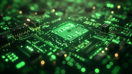 Abstract matrix-like digital background