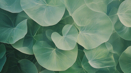 Fototapete - Delicate pale green leaf veins texture for natural design and background use