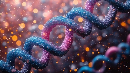 DNA double helix. DNA molecule structure.