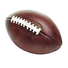 American Football Game Sport Brown Leather Ball,