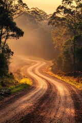 Wall Mural - Forest Dirt Road