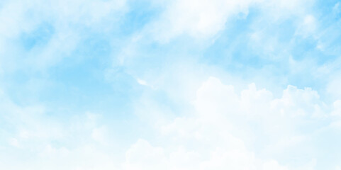 Wall Mural - beautiful blue sky clouds for background. vector illustration.