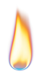 Wall Mural - png candle blue flame fire background light.