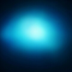 Fototapete - Abstract Teal Radiance: A Gradient of Serenity and Depth, Where Soft Light Meets the Deepest Blues in a Dreamy, Blurred Composition