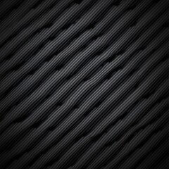 Aufkleber - Woven Darkness: An Abstract Study of Light and Shadow on Interlaced Strands, Revealing Depth and Texture 
