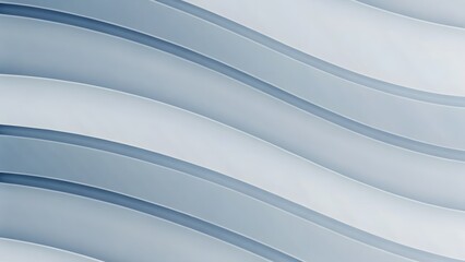 Wall Mural - minimalist wavy abstract design shades of blue