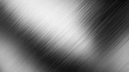 Wall Mural - bright grunge scratched aluminum in silver alloy, showcasing texture.