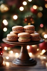 Poster - Macarons on cake plate