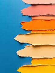 Poster - Vibrant Hues in Textured Oil Paint Contemporary Chalkboard Art for Creative Industries - Educational Spaces and Visual Campaign Enhancement